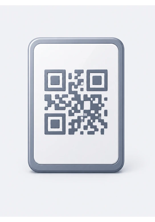 테이블에 부착하는 QR 스티커